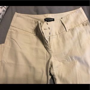 EXPRESS Editor Khaki Linen Dress Pants